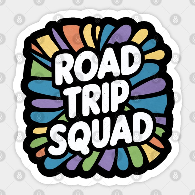 Road Trip Squad Sticker by Abdulkakl
